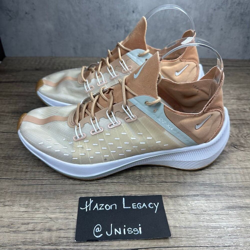 Nike~Women’s~EXP X14 AO3170-201 Tan Athletic Running Gym‎ Sneakers~Size 9